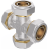 Mexen PEX-S Schraubvierwegstück PEX 16 x 16 x 16 x 16 - W97237-161616-00