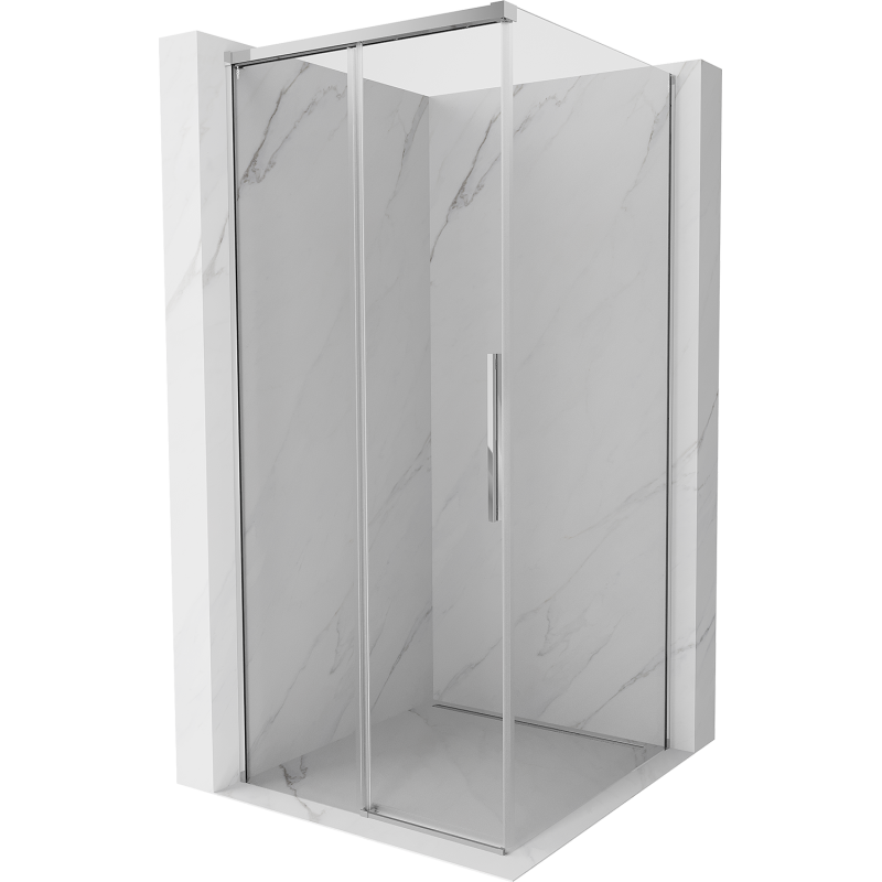 Mexen Rox Duschkabine Schiebetür 95 x 95 cm, transparent, Chrom - 8C2-095-095-01-00
