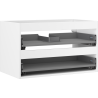Mexen Box-A 80 cm Waschtischunterschrank-Korpus, 2 Schubladen, weiß matt - 91AX0-0800-470-2-01