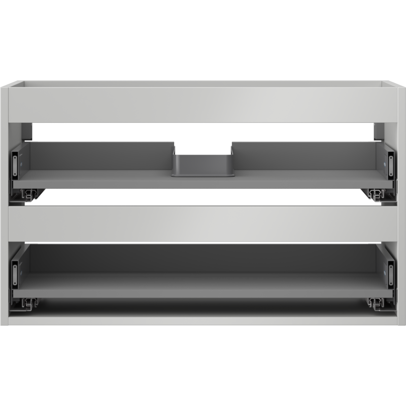 Mexen Box-A Unterschrank 80 cm, 2 Schubladen, Grau Matt - 91AX0-0800-470-2-62