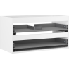 Mexen Box-A Korpus des Unterschranks 90 cm, 2 Schubladen, Weiß Matt - 91AX0-0900-470-2-01