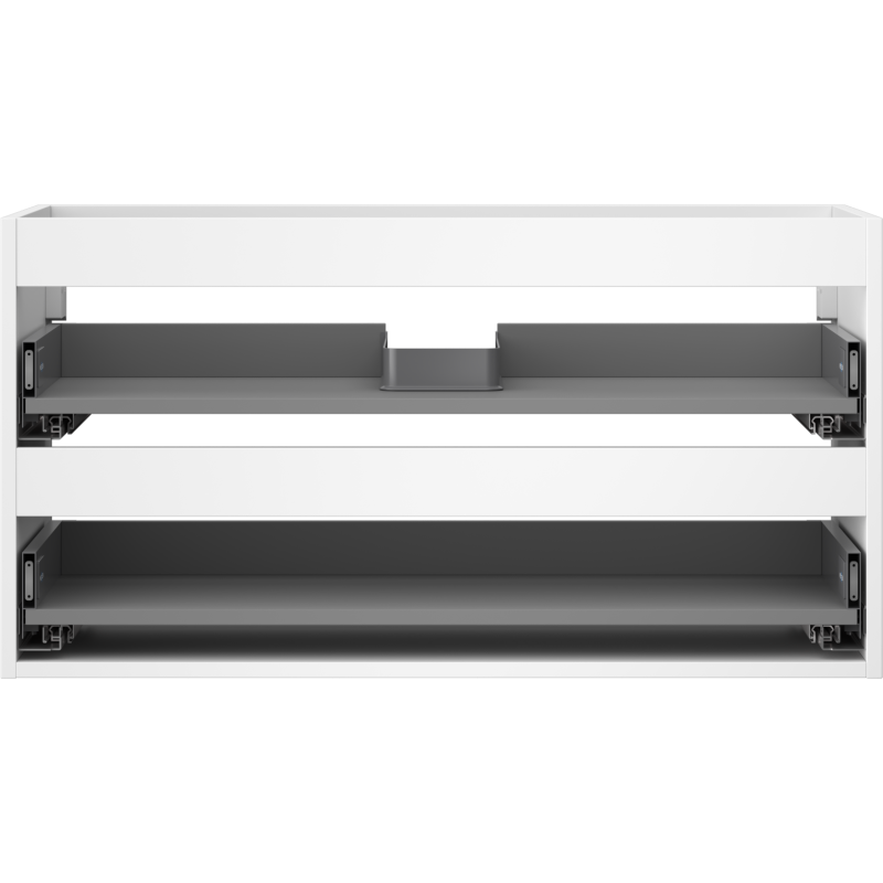 Mexen Box-A Korpus des Unterschranks 90 cm, 2 Schubladen, Weiß Matt - 91AX0-0900-470-2-01