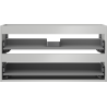 Mexen Box-A Korpus des Waschtischunterschranks 90 cm, 2 Schubladen, Grau Matt - 91AX0-0900-470-2-62