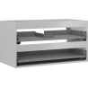 Mexen Box-A Korpus des Waschtischunterschranks 90 cm, 2 Schubladen, Grau Matt - 91AX0-0900-470-2-62