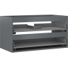 Mexen Box-A Schrankkörper für Waschtisch 90 cm, 2 Schubladen, Graphit matt - 91AX0-0900-470-2-66