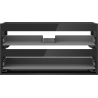 Mexen Box-A Waschtischunterschrank-Korpus 90 cm, 2 Schubladen, schwarz glänzend - 91AX0-0900-470-2-70
