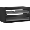 Mexen Box-A Unterschrank-Korpus 90 cm, 2 Schubladen, schwarz matt - 91AX0-0900-470-2-71