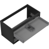 Mexen Box-A Unterschrank-Korpus 90 cm, 2 Schubladen, schwarz matt - 91AX0-0900-470-2-71