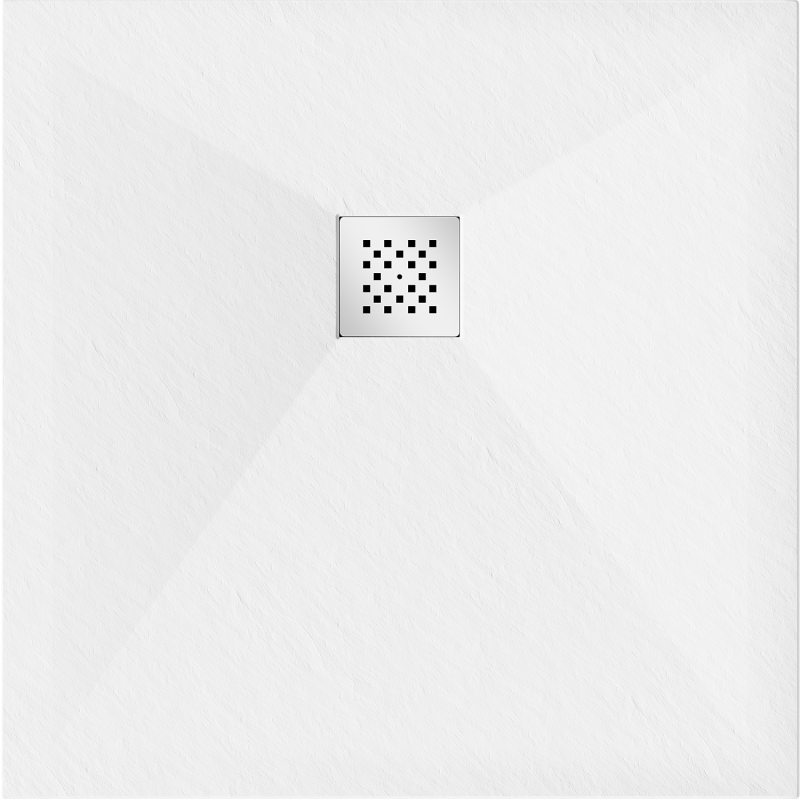 Mexen Stone+ quadratische Kompositduschwanne 100 x 100 cm, weiß - 44101010