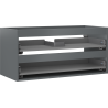 Mexen Box-A Korpusschrank für Waschtisch 100 cm, 2 Schubladen, Graphit matt - 91AX0-1000-470-2-66