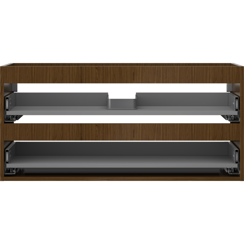 Mexen Box-A Unterschrankkorpus 100 cm, 2 Schubladen, Nussbaum - 91AX0-1000-470-2-86