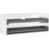 Mexen Box-A Korpus des Waschbeckenschranks 120 cm, 2 Schubladen, Weiß Hochglanz - 91AX0-1200-470-2-00