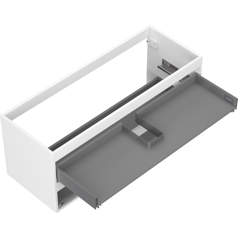 Mexen Box-A Korpus des Waschtischunterschranks 120 cm, 2 Schubladen, weiß matt - 91AX0-1200-470-2-01