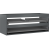 Mexen Box-A Korpus des Waschtischschranks 120 cm, 2 Schubladen, Graphit matt - 91AX0-1200-470-2-66