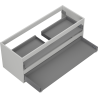 Mexen Box-A Unterschrank-Korpus 120 cm, 2 Schubladen, Grau Matt - 91AX0-1200-470-2-62