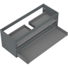 Mexen Box-A Korpus des Waschtischschranks 120 cm, 2 Schubladen, Graphit matt - 91AX0-1200-470-2-66