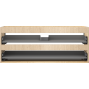 Mexen Box-A Korpus für Waschtischunterschrank 120 cm, 2 Schubladen, Eiche - 91AX0-1200-470-2-81