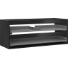Mexen Box-A Korpuskasten für Waschtischunterschrank 120 cm, 2 Schubladen, Schwarz matt - 91AX0-1200-470-2-71