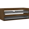 Mexen Box-A Korpus Waschtischunterschrank 120 cm, 2 Schubladen, Nussbaum - 91AX0-1200-470-2-86