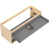 Mexen Box-A Korpus für Waschtischunterschrank 120 cm, 2 Schubladen, Eiche - 91AX0-1200-470-2-81