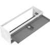 Mexen Box-A Korpus für Waschtischunterschrank 140 cm, 2 Schubladen, weiß glänzend - 91AX0-1400-470-2-00