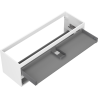 Mexen Box-A Korpus des Waschtischunterschranks 140 cm, 2 Schubladen, weiß matt - 91AX0-1400-470-2-01