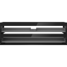 Mexen Box-A Schrankkörper für Waschtisch 140 cm, 2 Schubladen, schwarz glänzend - 91AX0-1400-470-2-70