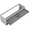 Mexen Box-A Unterschrank-Korpus 140 cm, 2 Schubladen, graues Matt - 91AX0-1400-470-2-62