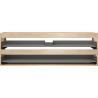 Mexen Box-A Korpus des Waschtischunterschranks 140 cm, 2 Schubladen, Eiche - 91AX0-1400-470-2-81