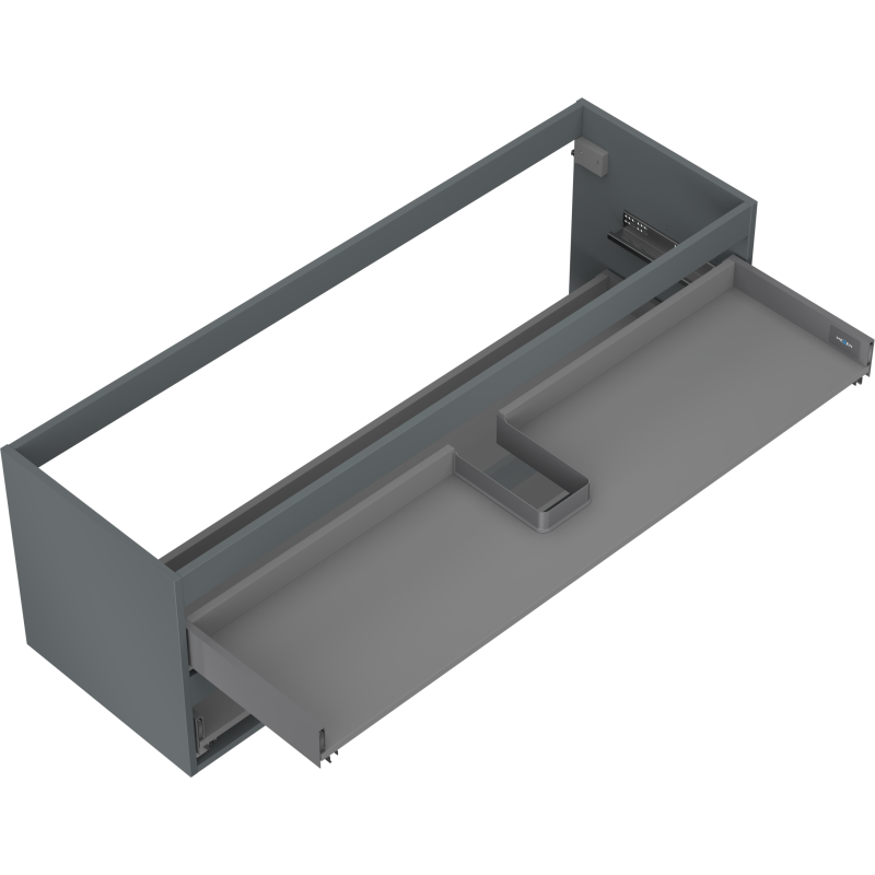 Mexen Box-A Korpus für Waschtischunterschrank 140 cm, 2 Schubladen, grafit matt - 91AX0-1400-470-2-66