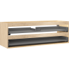 Mexen Box-A Korpus des Waschtischunterschranks 140 cm, 2 Schubladen, Eiche - 91AX0-1400-470-2-81