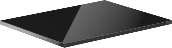 Mexen Uni Schrankplatte 50 cm, Schwarz glänzend - 91AXX-0504-464-18-70