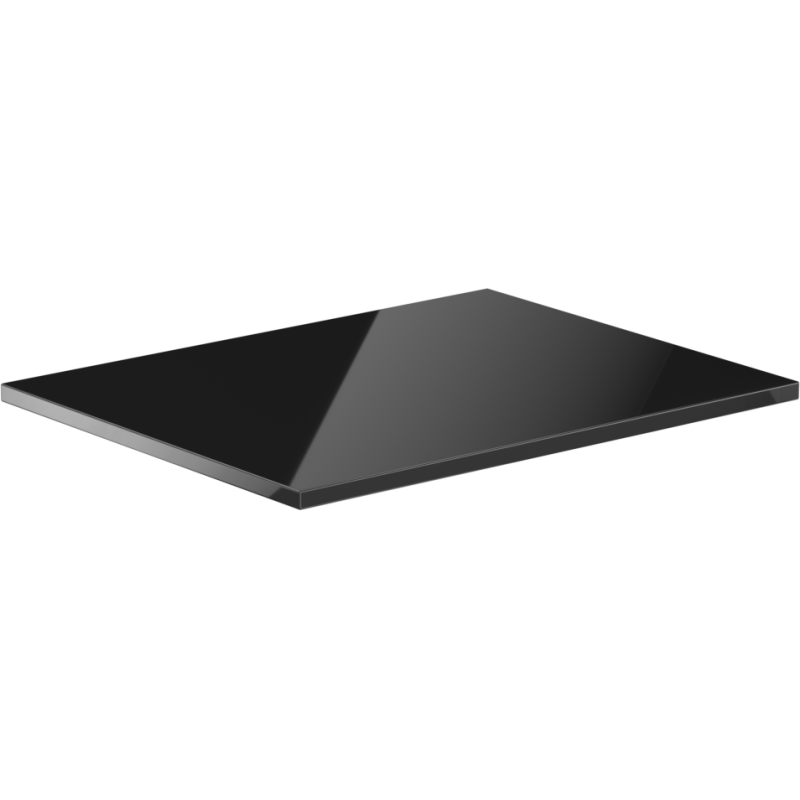 Mexen Uni Aufsatzplatte 70 cm, schwarz glänzend - 91AXX-0704-464-18-70