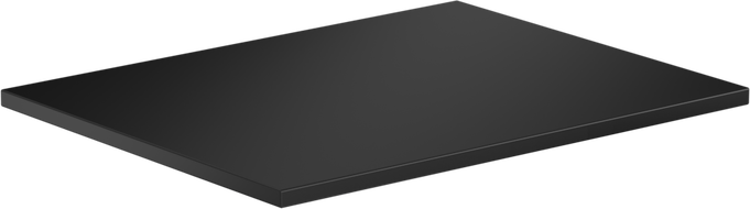 Mexen Uni Waschtischplatte 50 cm, Schwarz Matt - 91AXX-0504-464-18-71