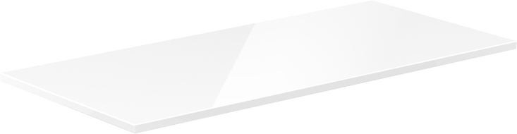 Mexen Uni Schrankplatte 80 cm, weiß glänzend - 91AXX-0804-464-18-00