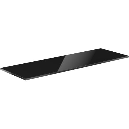Mexen Uni Waschtischplatte 150 cm, Schwarz Hochglanz - 91AXX-1504-464-18-70