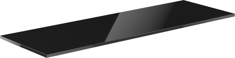Mexen Uni Schrankplattenaufsatz 160 cm, schwarz glänzend - 91AXX-1604-464-18-70