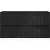 Mexen Rivel Badezimmerunterschrank 90 cm, 2 Schubladen, geriffelt, schwarz matt - 91A20-09047-2-BFF71