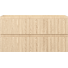 Mexen Rivel Badezimmerschrank 90 cm, 2 Schubladen, gerillt, Eiche - 91A20-09047-2-BFF81