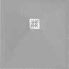 Mexen Stone+ quadratische Duschwanne aus Komposit 90 x 90 cm, grau-beton - 44619090