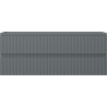 Mexen Rivel Badezimmer-Unterschrank 120 cm, 2 Schubladen, geriffelt, Graphit Matt - 91A20-12047-2-BFF66