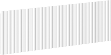 Mexen Rivel geriffelter Front für Badschrankkorpus 50 x 20 cm, weiß matt - 91A20-0500-235-1-01