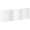Mexen Rivel gerillter Front für Badezimmer-Schränkekorpus 60 x 20 cm, weiß matt - 91A20-0600-235-1-01