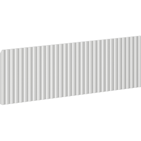 Mexen Rivel Front für den Badschrankkorpus geriffelt 50 x 20 cm, graumatt - 91A20-0500-235-1-62