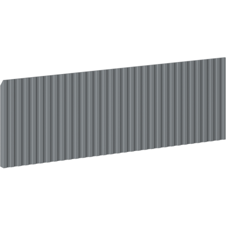 Mexen Rivel Front Rillen für Waschtischunterschrank 70 x 20 cm, Graphit Matt - 91A20-0700-235-1-66