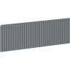 Mexen Rivel Front Rillen für Waschtischunterschrank 70 x 20 cm, Graphit Matt - 91A20-0700-235-1-66