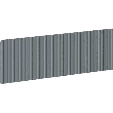 Mexen Rivel Front gerieft zum Korpus des Badezimmerschranks 60 x 20 cm, Graphit matt - 91A20-0600-235-1-66