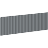 Mexen Rivel Front für Badezimmerunterschrank geriffelt 50 x 20 cm, Graphit matt - 91A20-0500-235-1-66