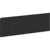 Mexen Rivel geriffelter Front für den Badezimmerkorpusschrank 60 x 20 cm, schwarz matt - 91A20-0600-235-1-71