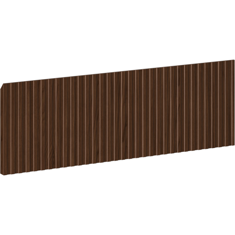 Mexen Rivel Front geriffelt für Waschtischunterschrank 60 x 20 cm, Nussbaum - 91A20-0600-235-1-86